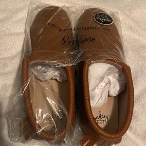 Brown leather soft sole, size 40, Monkey Feet